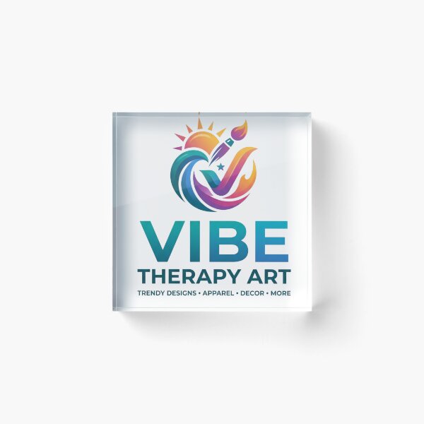 Item preview, VIBE THERAPY ART — Brand Logo Print designed and sold by VibeTherapyArt.