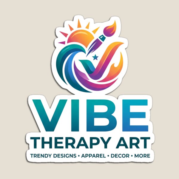 Item preview, VIBE THERAPY ART — Brand Logo Print designed and sold by VibeTherapyArt.