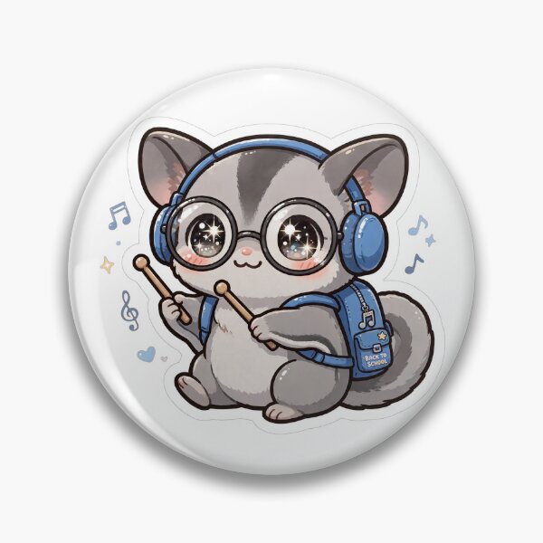 Item preview, Kawaii Sugar Glider Music School Drummer designed and sold by Wildlife-Walk.