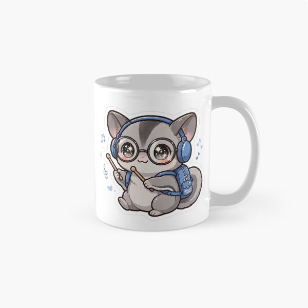 Item preview, Kawaii Sugar Glider Music School Drummer designed and sold by Wildlife-Walk.