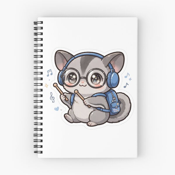Item preview, Kawaii Sugar Glider Music School Drummer designed and sold by Wildlife-Walk.