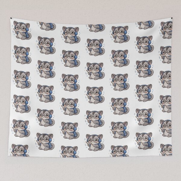 Item preview, Kawaii Sugar Glider Music School Drummer designed and sold by Wildlife-Walk.