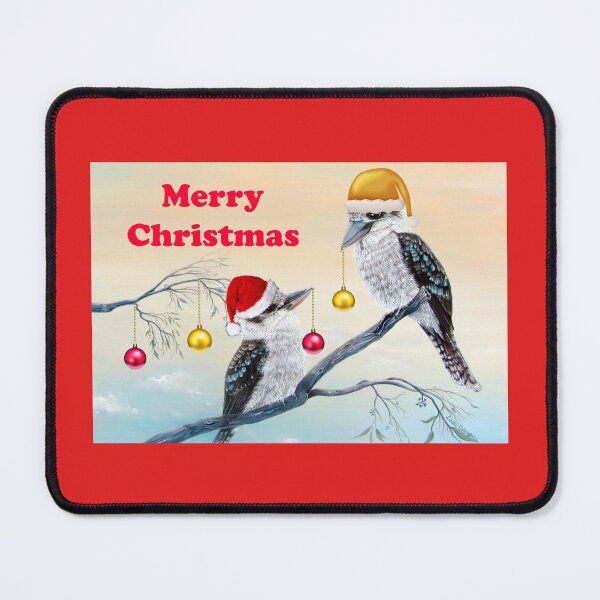 Item preview, Merry Christmas Kookaburras designed and sold by Linda Callaghan.