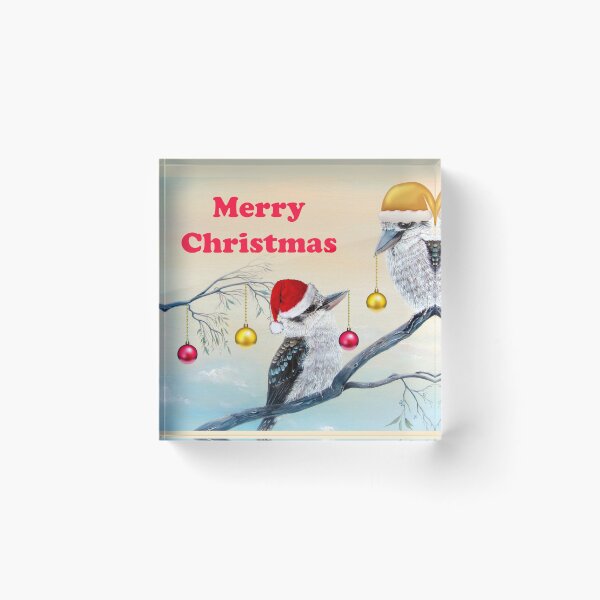 Item preview, Merry Christmas Kookaburras  designed and sold by Linda Callaghan.