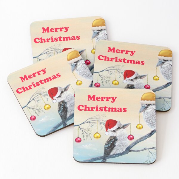Item preview, Merry Christmas Kookaburras  designed and sold by Linda Callaghan.