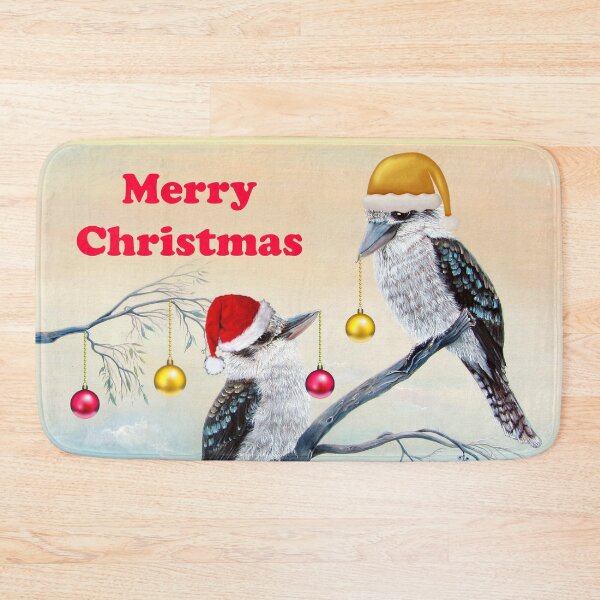 Item preview, Merry Christmas Kookaburras  designed and sold by Linda Callaghan.