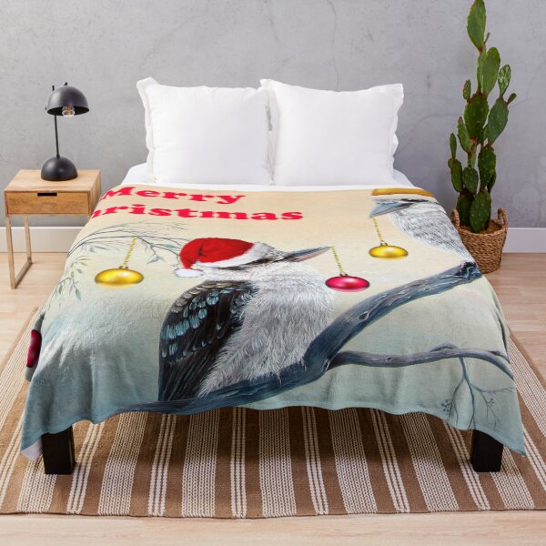 Item preview, Merry Christmas Kookaburras designed and sold by Linda Callaghan.