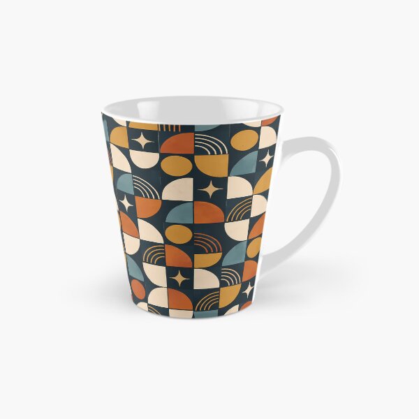 Item preview, Mid Century Modern Geometric Retro Pattern designed and sold by VOLLOS.