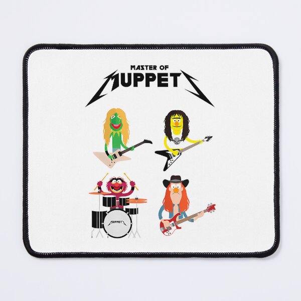 Artikelvorschau, Meister der Muppets – Muppets als Metallica-Band entworfen und verkauft von 16yoTalent.