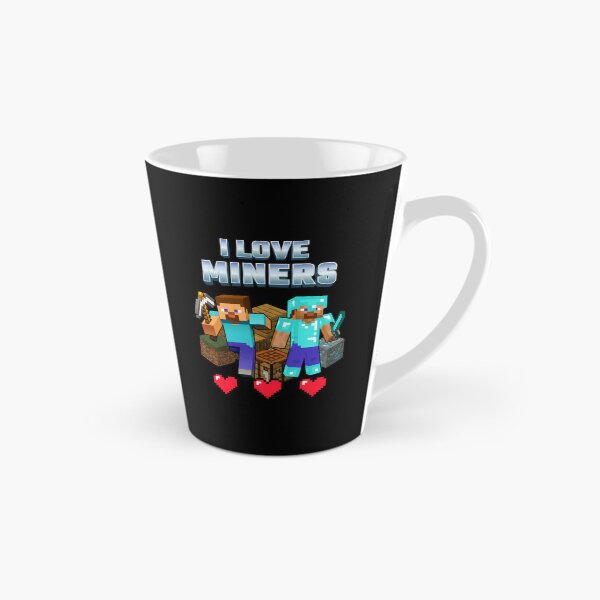 Item preview, I LOVE MINERS Blocky Game Character Pickaxe designed and sold by Hommatewel.