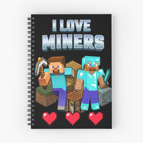 Item preview, I LOVE MINERS Blocky Game Character Pickaxe designed and sold by Hommatewel.