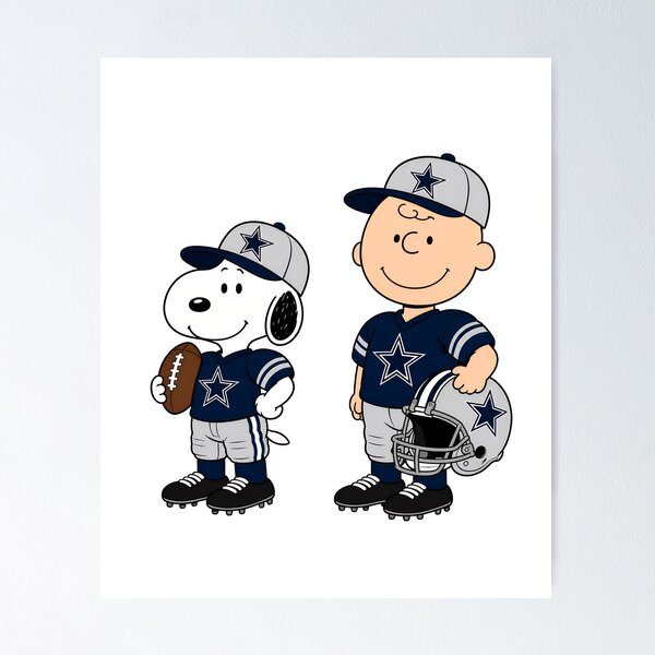 Item preview, Snoopy Charlie Brown Dallas Cowboys Football  designed and sold by PunSprout.