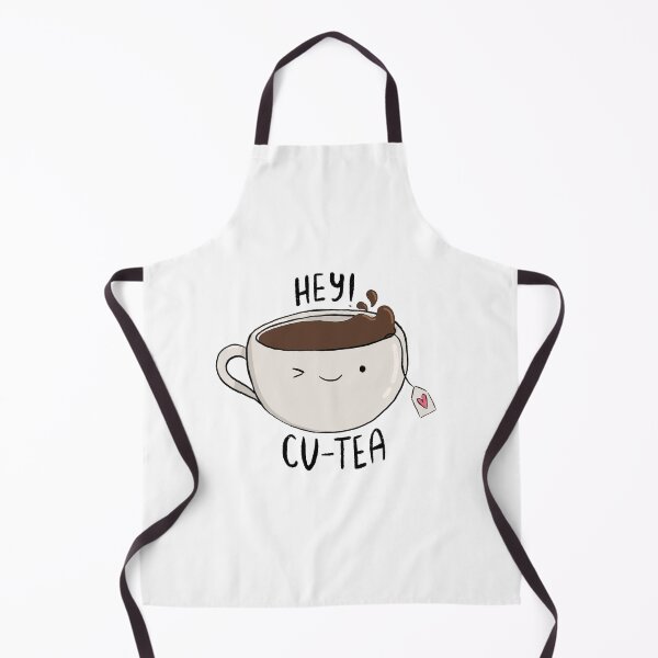 Item preview, Cute Hey Cu Tea Pun Coffee Tea Cup Illustration designed and sold by Paola Antieri.