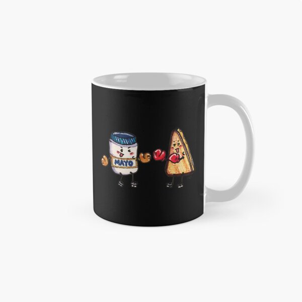 Item preview, Playful Mayo vs Grilled Cheese Boxing Match Illustration designed and sold by Jamrpenter.