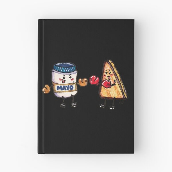 Item preview, Playful Mayo vs Grilled Cheese Boxing Match Illustration designed and sold by Jamrpenter.