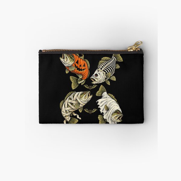 Item preview, Halloween Fish Ghost Pumpkin Skeleton Mummy Fishing designed and sold by TaraxDoolittle.