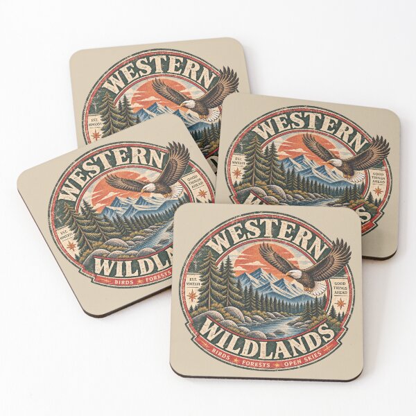 Item preview, Wild Lands Vintage Wilderness Eagle Mountain designed and sold by IRYNASHOP.