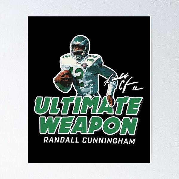 Item preview, Ultimate Weapon Randall Cunningham Retro Sports designed and sold by MavisMante.