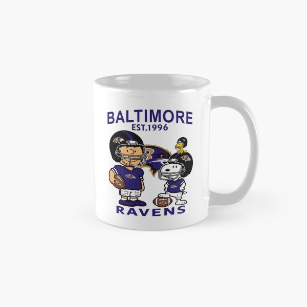 Item preview, Baltimore Ravens Peanuts Football  designed and sold by PunSprout.
