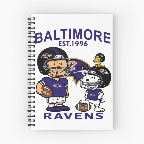 Item preview, Baltimore Ravens Peanuts Football  designed and sold by PunSprout.