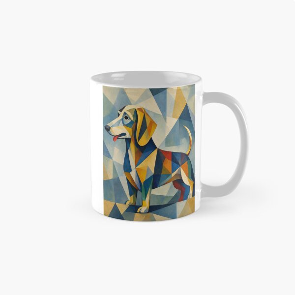 Item preview, Geometric Dog Portrait designed and sold by Beyond Threaded.