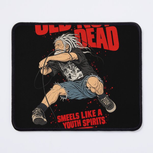 Item preview, Old Not Dead Smeels Like A Youth Spirits - Funny Grunge Parody designed and sold by BRTHRCNK01.