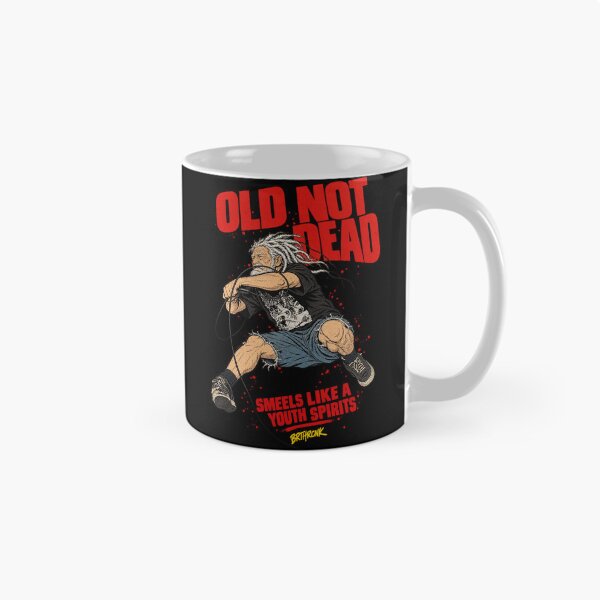 Item preview, Old Not Dead Smeels Like A Youth Spirits - Funny Grunge Parody designed and sold by BRTHRCNK01.