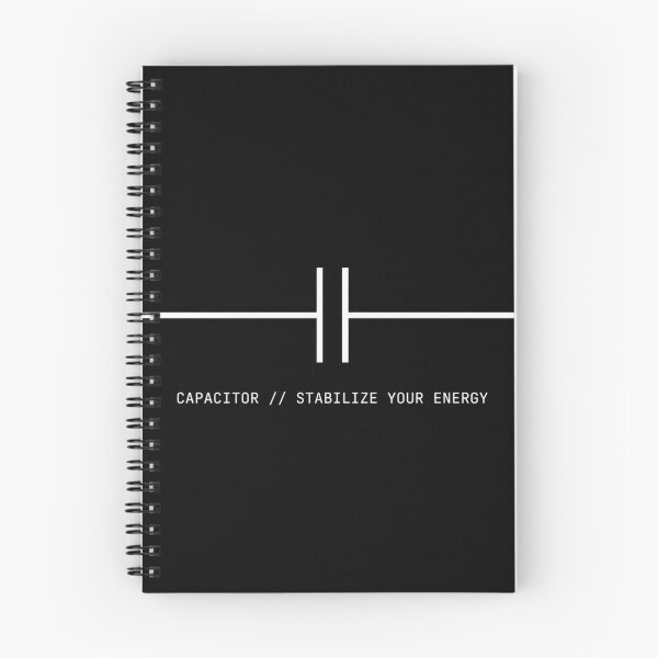 Item preview, Minimalist Capacitor Circuit Balance Tech Graphic T-Shirt designed and sold by BeardWave.