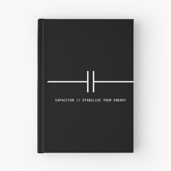 Item preview, Minimalist Capacitor Circuit Balance Tech Graphic T-Shirt designed and sold by BeardWave.