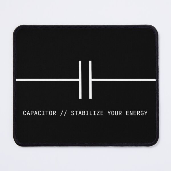 Item preview, Minimalist Capacitor Circuit Balance Tech Graphic T-Shirt designed and sold by BeardWave.