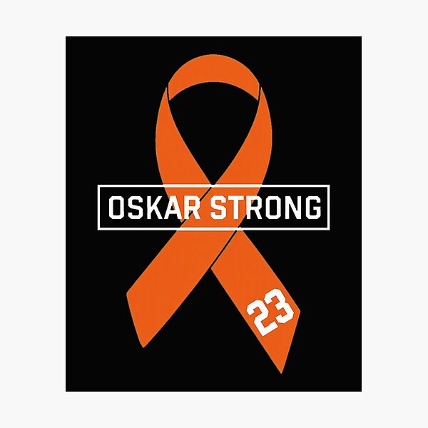 Item preview, Oskar Strong Orange Ribbon 23 Awareness designed and sold by Jamrpenter.