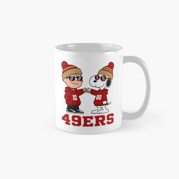 Item preview, Charlie Brown & Snoopy San Francisco 49ers Football Retro F260 designed and sold by GLUVY-THEME.