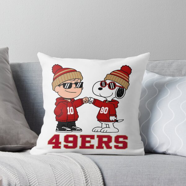 Item preview, Charlie Brown & Snoopy San Francisco 49ers Football Retro F260 designed and sold by GLUVY-THEME.