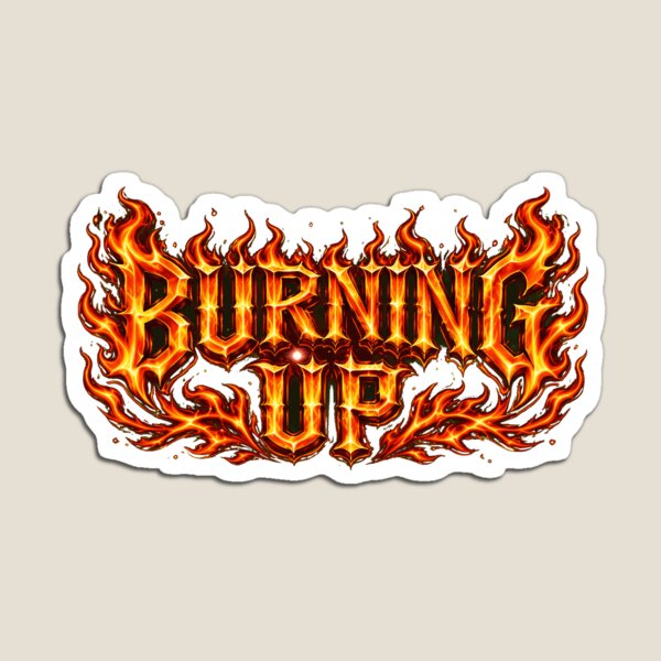 Item preview, Fiery Typography Graphic designed and sold by nnKalim36.