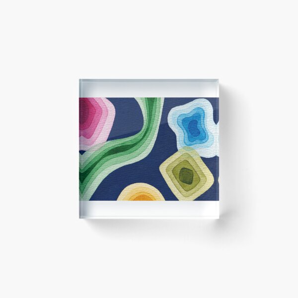Item preview, feelings – Layered Abstract Watercolor & Gouache designed and sold by DaydreamDept..