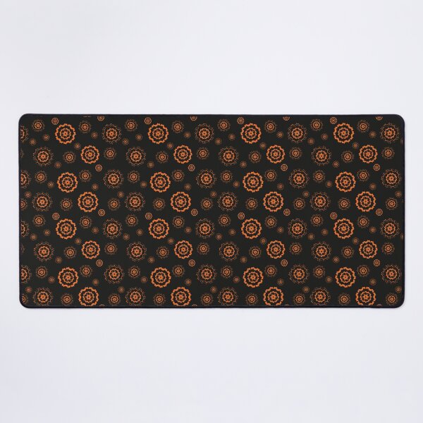 Item preview, Snowflakes Pattern 2 - Halloween Orange and Black designed and sold by Daniel Bevis Design.