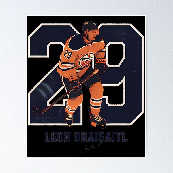 Item preview, Leon Draisaitl 29 Number Hockey designed and sold by gamerzyahya.