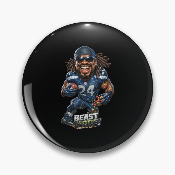 Item preview, Beast Mode Football Legend Caricature designed and sold by MavisMante.