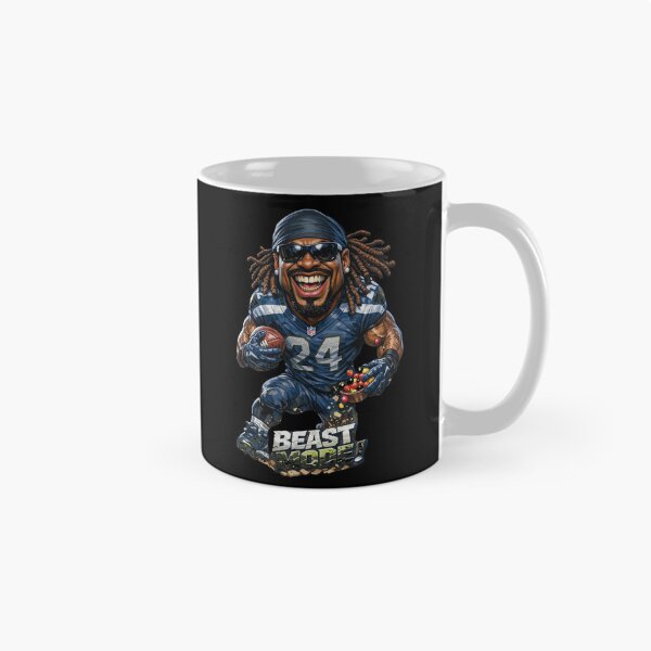 Item preview, Beast Mode Football Legend Caricature designed and sold by MavisMante.
