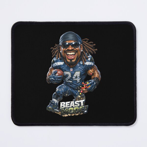 Item preview, Beast Mode Football Legend Caricature designed and sold by MavisMante.