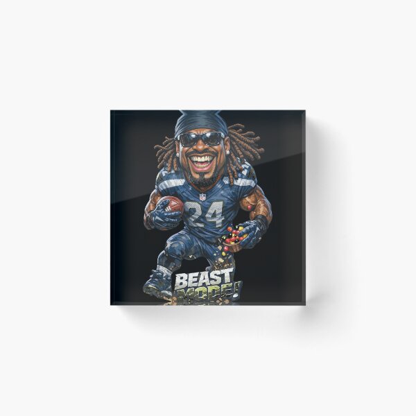 Item preview, Beast Mode Football Legend Caricature designed and sold by MavisMante.