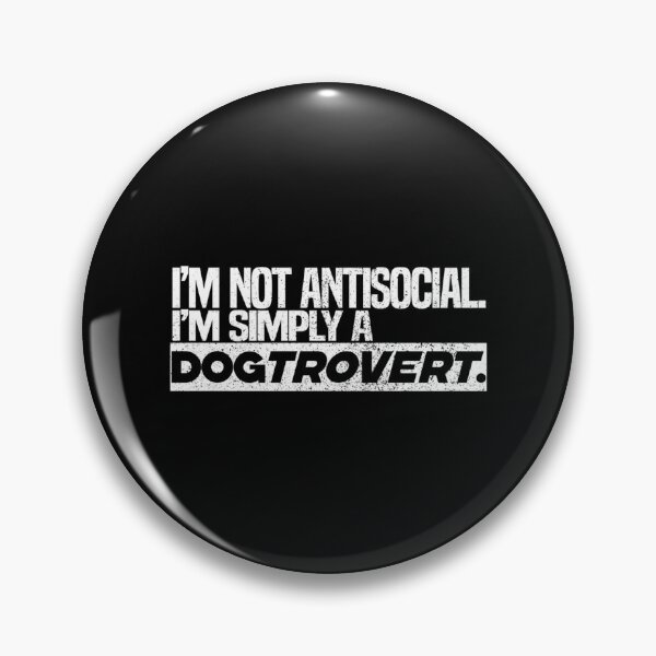 Item preview, Dogtrovert - The Introverted Dog Owner -I M Not Antisocial I M Simply A Dogtrovert.- designed and sold by HUBERitC-oCYCN.