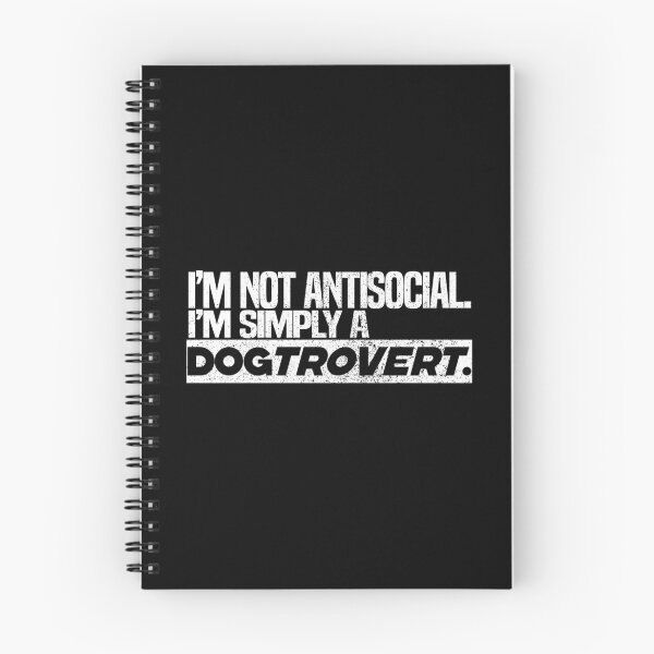 Item preview, Dogtrovert - The Introverted Dog Owner -I M Not Antisocial I M Simply A Dogtrovert.- designed and sold by HUBERitC-oCYCN.