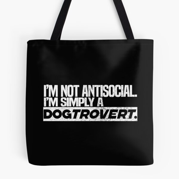 Item preview, Dogtrovert - The Introverted Dog Owner -I M Not Antisocial I M Simply A Dogtrovert.- designed and sold by HUBERitC-oCYCN.