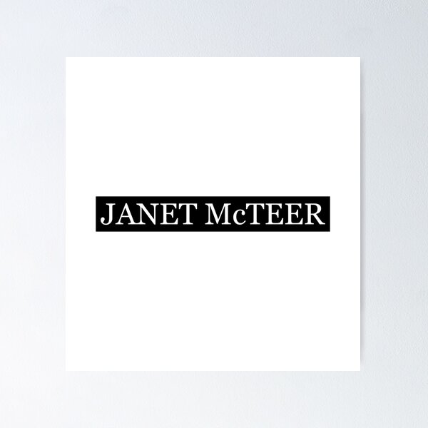 Item preview, Janet McTeer Name Text Art Design designed and sold by IRON WINGS /USAF.