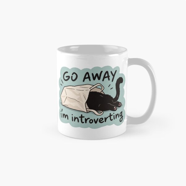 Item preview, Go Away I’m Introverting – Funny Introvert Cat designed and sold by H-Tsvetkova.