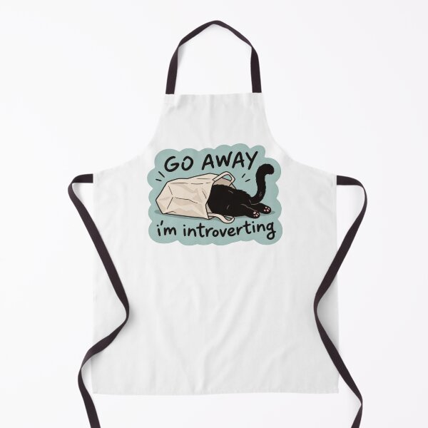 Item preview, Go Away I’m Introverting – Funny Introvert Cat designed and sold by H-Tsvetkova.