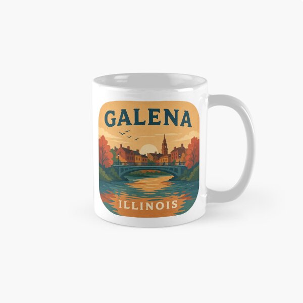 Item preview, Galena Illinois: Historic River Sunset designed and sold by CircinusStore.