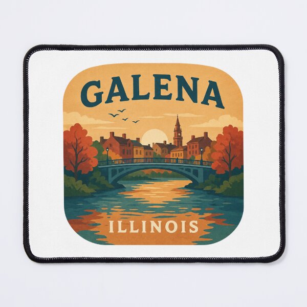 Item preview, Galena Illinois: Historic River Sunset designed and sold by CircinusStore.
