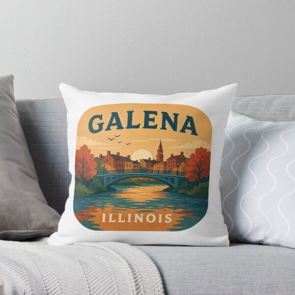 Item preview, Galena Illinois: Historic River Sunset designed and sold by CircinusStore.
